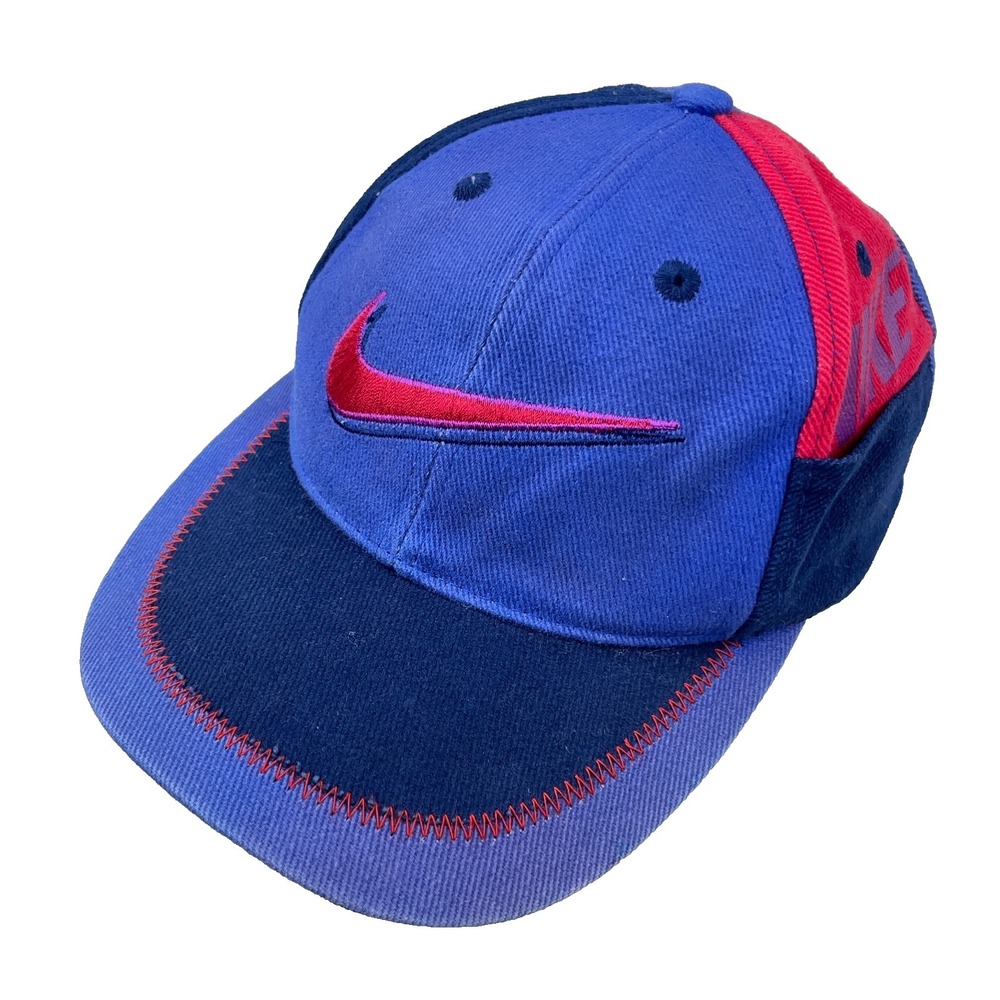 Vintage Nike Hat Cap Snapback 80s 90s Youth‎ Kids Pocket Spellout Swoosh Grail